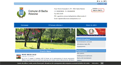 Desktop Screenshot of comune.badiapolesine.ro.it