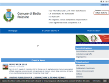 Tablet Screenshot of comune.badiapolesine.ro.it